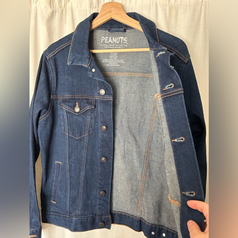 Jacket: Sam And Tury Threadfast Peanuts Denim Sno… - image 7